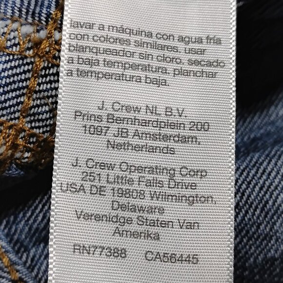 Madewell Denim Maxi Skirt Size 31 Medium Blue Wash 23" Slit Down Front Pockets - Picture 11 of 11